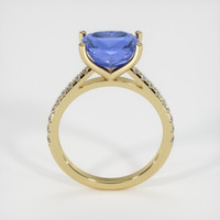 3.00 Ct. Blue Sapphire Ring, 14K Yellow Gold 3