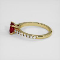1.00 Ct. Ruby Ring, 14K Yellow Gold 4