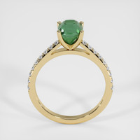 2.06 Ct. Green Sapphire Ring, 14K Yellow Gold 3