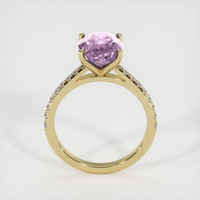 3.22 Ct. Pinkish Purple Sapphire Ring, 14K Yellow Gold 3