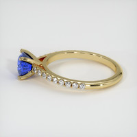 1.08 Ct. Sapphire Ring, 18K Yellow Gold 4