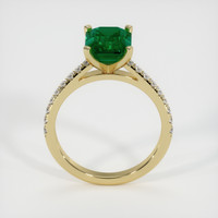 2.37 Ct. Emerald Ring, 18K Yellow Gold 3