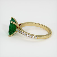 2.37 Ct. Emerald Ring, 18K Yellow Gold 4