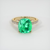 Emerald Ring 4.69 Ct. 18K Yellow Gold Preview