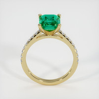 1.89 Ct. Emerald Ring, 18K Yellow Gold 3