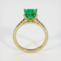 1.74 Ct. Emerald Ring, 18K Yellow Gold 3