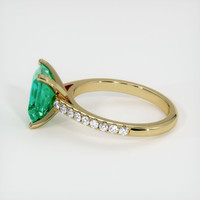1.96 Ct. Emerald Ring, 18K Yellow Gold 4