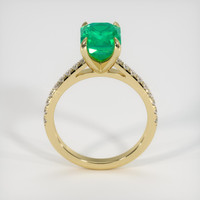 2.54 Ct. Emerald Ring, 18K Yellow Gold 3