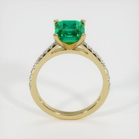 2.63 Ct. Emerald Ring, 18K Yellow Gold 3