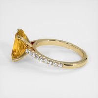 3.00 Ct. Gemstone Ring, 18K Yellow Gold 4