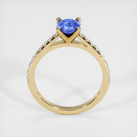 1.24 Ct. Blue Sapphire Ring, 18K Yellow Gold 3