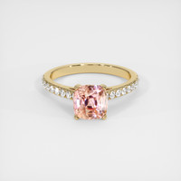 2.33 Ct. Sapphire Ring, 18K Yellow Gold 1