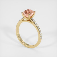 2.33 Ct. Sapphire Ring, 18K Yellow Gold 2