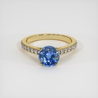 1.44 Ct. Sapphire Ring, 18K Yellow Gold 1
