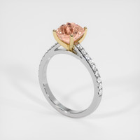 2.33 Ct. Sapphire Ring, 14K Yellow & White 2