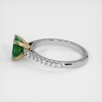 Emerald Ring 0.98 Ct., 18K Yellow White Preview
