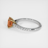 1.59 Ct. Sapphire Ring, 18K Yellow & White 4