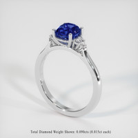 2.04 Ct. Sapphire Ring, Platinum 950 2