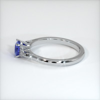 0.77 Ct. Blue Sapphire Ring, Platinum 950 4