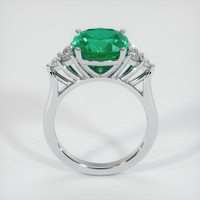 6.21 Ct. Emerald  Ring - Platinum 950
