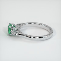 0.92 Ct. Emerald Ring, Platinum 950 4