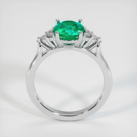 1.32 Ct. Emerald Ring, Platinum 950 3