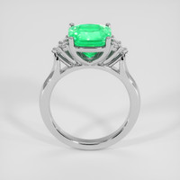 2.20 Ct. Emerald Ring, Platinum 950 3