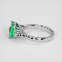 2.20 Ct. Emerald Ring, Platinum 950 4