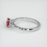 0.69 Ct. Ruby Ring, Platinum 950 4