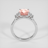 3.00 Ct. Padparadscha Sapphire Ring, Platinum 950 3