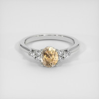1.06 Ct. Sapphire Ring, Platinum 950 1