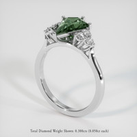 2.18 Ct. Sapphire Ring, Platinum 950 2