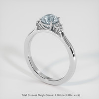 1.25 Ct. Sapphire Ring, Platinum 950 2