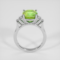 5.17 Ct. Yellowish Green Sapphire Ring, Platinum 950 3