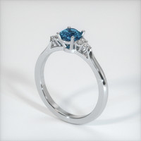 0.62 Ct. Sapphire Ring, Platinum 950 2