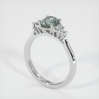 0.94 Ct. Sapphire Ring, Platinum 950 2