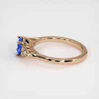 1.28 Ct. Sapphire Ring, 14K Rose Gold 4