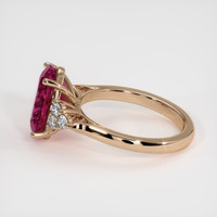 3.20 Ct. Gemstone Ring, 14K Rose Gold 4