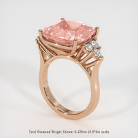 12.48 Ct. Sapphire Ring, 14K Rose Gold 2