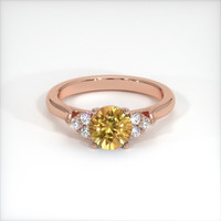 0.79 Ct. Sapphire Ring, 14K Rose Gold 1