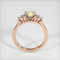 1.05 Ct. Yellow Sapphire Ring, 14K Rose Gold 3