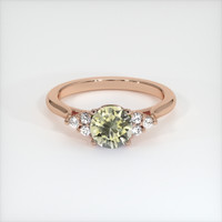 1.02 Ct. Sapphire Ring, 14K Rose Gold 1