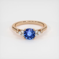 1.28 Ct. Sapphire Ring, 18K Rose Gold 1