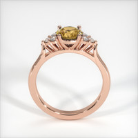 0.79 Ct. Sapphire Ring, 18K Rose Gold 3