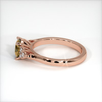 0.79 Ct. Sapphire Ring, 18K Rose Gold 4