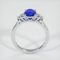 2.21 Ct. Blue Sapphire Ring, 10K White Gold 3