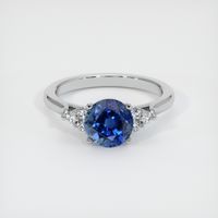 1.84 Ct. Sapphire Ring, 14K White Gold 1