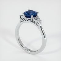 1.84 Ct. Sapphire Ring, 14K White Gold 2