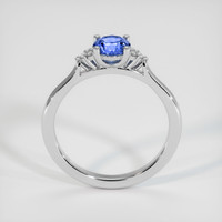 0.77 Ct. Sapphire Ring, 14K White Gold 3