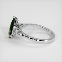 2.18 Ct. Sapphire Ring, 14K White Gold 4